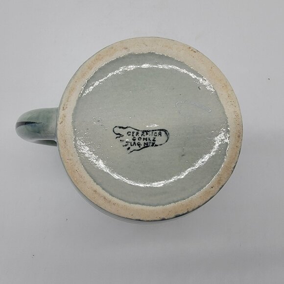 Ceramica Gomez Tonala Mexican Pottery Mugs Pair - Picture 6 of 12